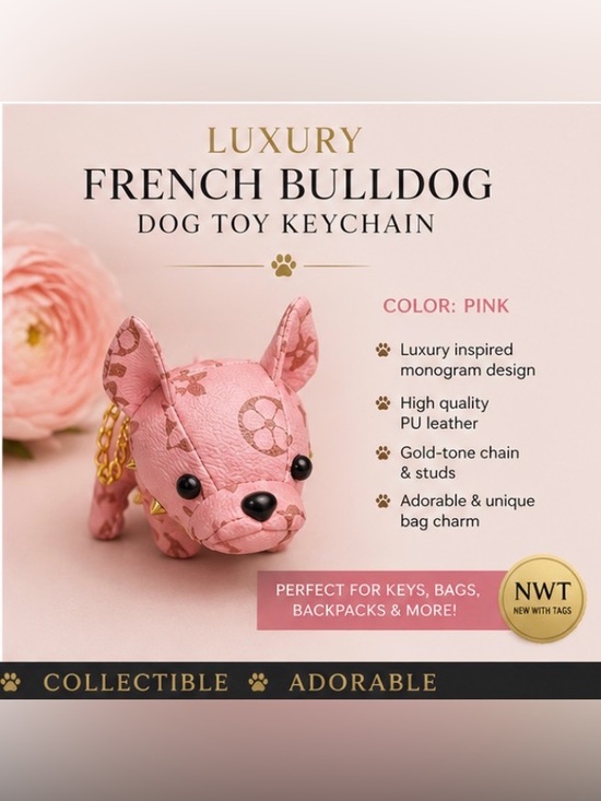 Other - Luxury French Bulldog Keychain / Bag Charm – NWT